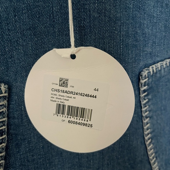 See By Chloé stretch denim mini A-line dress size 44 - Picture 4 of 5